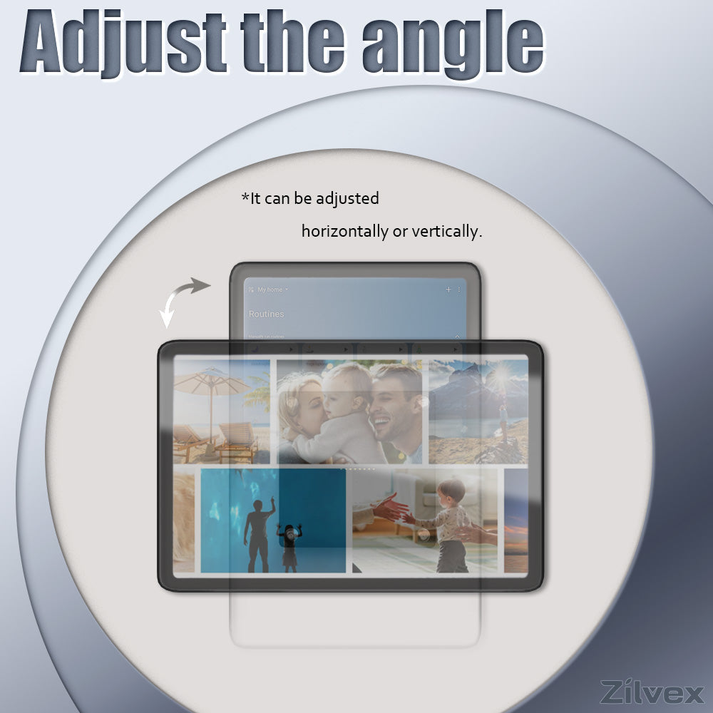 For Samsung Galaxy Tab S10FE 10.9 inch Stand Wall Mount Tablet Stand 18W Fast Charging Magnetic Wireless Rotatable