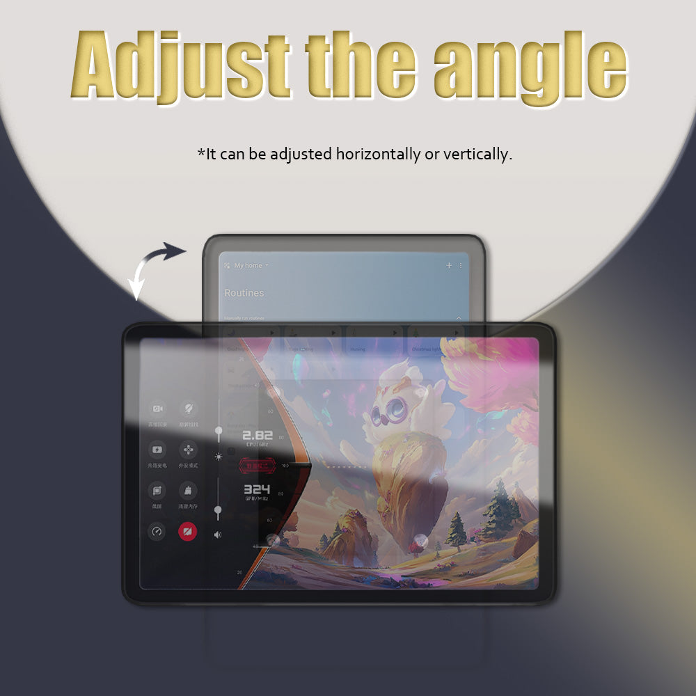 Tablet holder for Lenovo P12 Tablet  12.7 Inch wall charging station smart home  Magnetic wireless charging ipad holder