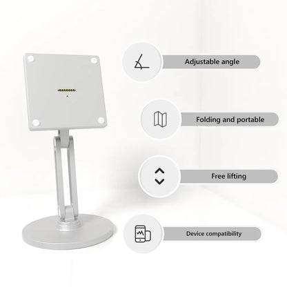 Zilvex Magnetic Tablet Charger Bases -AC Wall Mount, POE Ethernet, and Foldable Desk Stand Smart Home Tablet Charging Doek Kit - Zilvex