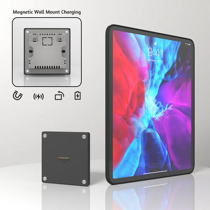Magnetic Wall Mount with Charging Case 18W Fast Charging Magnetic Wireless Aluminum Rotatable Design for ipad Pro 11 Inch stand - Zilvex