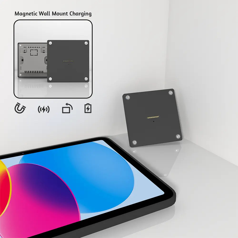 Wall Mount Fast Charger Tablet Magnetic for iPad 10th  Supply 18W Iipad stand 10.9 - Zilvex