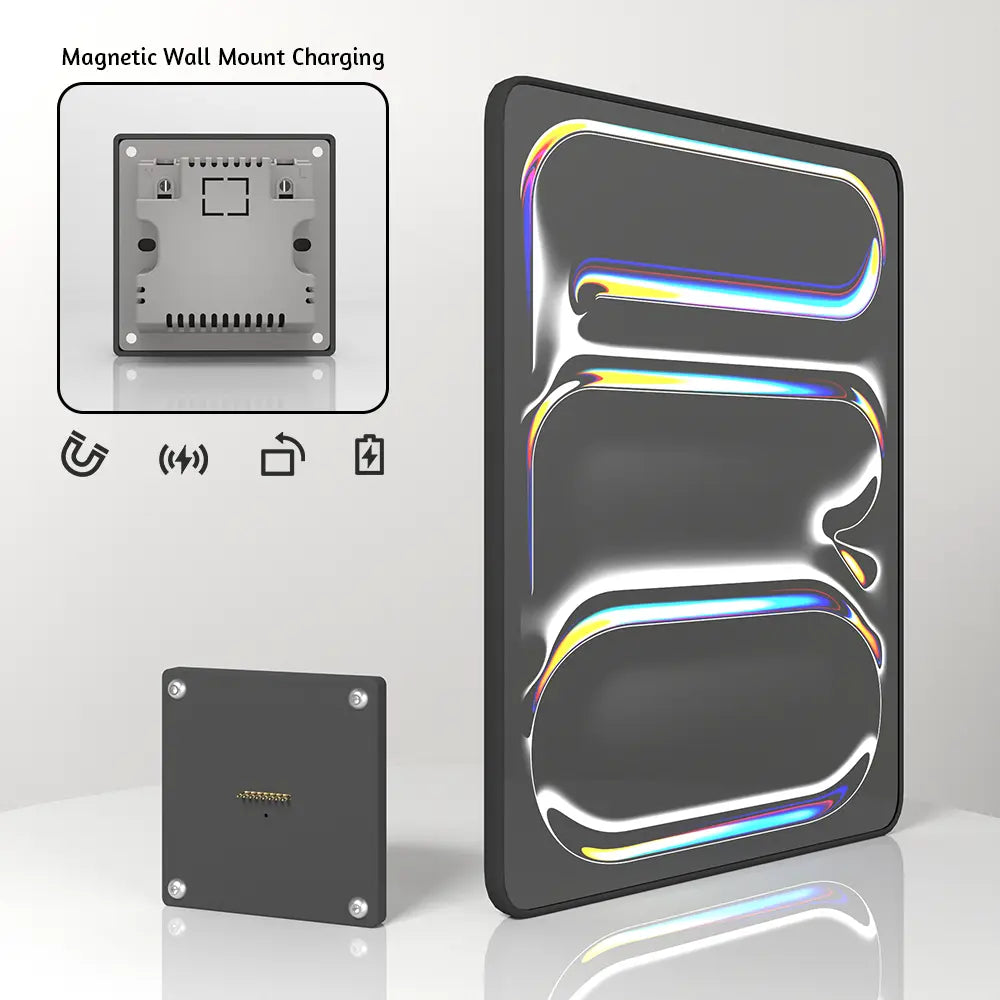 Wall Mount Fast Charger Tablet Magnetic for iPad Pro 13-in.(M4)  Supply 18W iPad stand Pro 13-in - Zilvex
