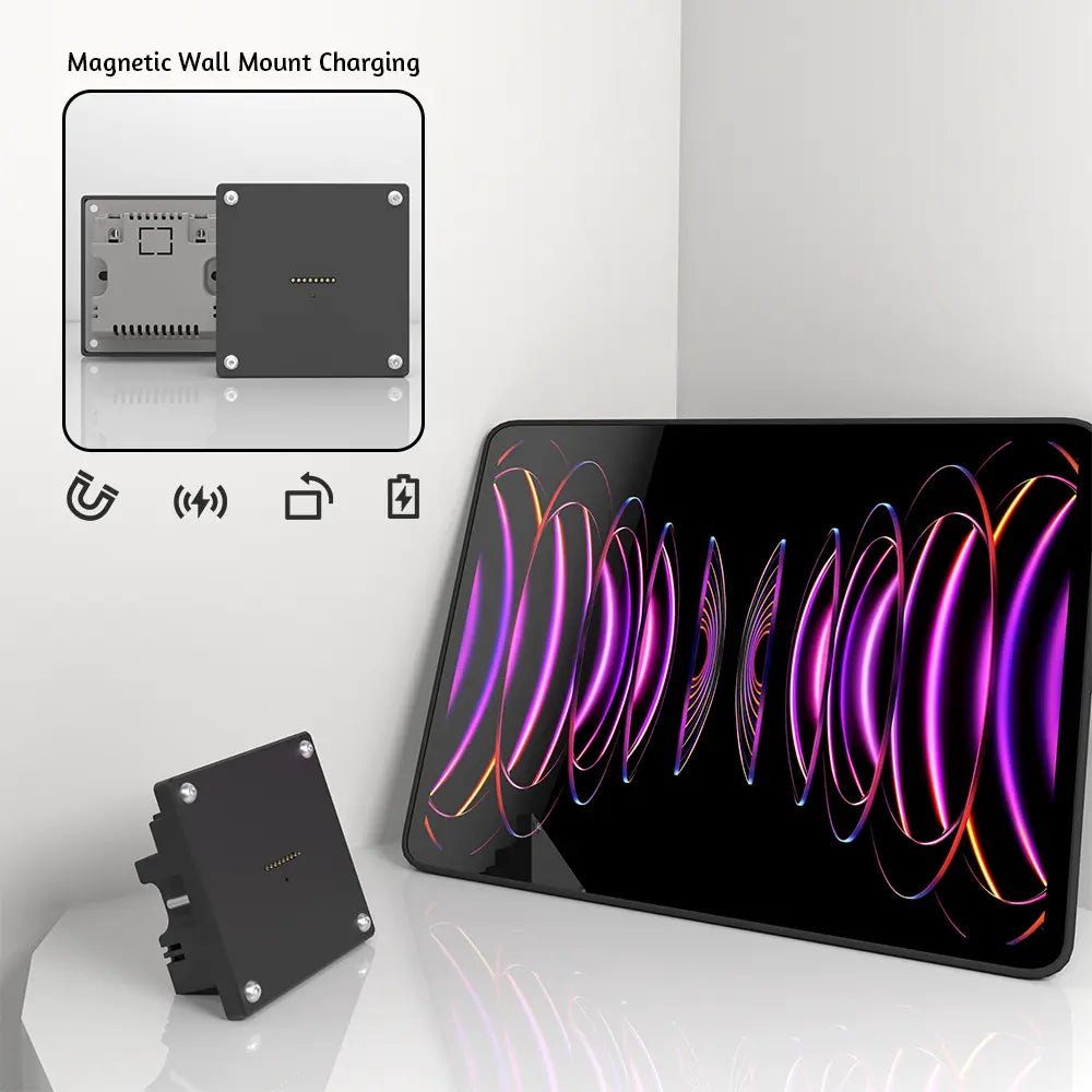 iPad Tablets Stand Wall Mount Charger Wireless Charging Holder Adapter For iPad Pro 12.9 Inch With Strong Magnetic - Zilvex