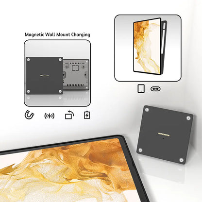 Tablet holder for Tab Samsung Tab Tab S8 Plus S8 Ultra wall charging station Wall mounted charging Smart - Zilvex
