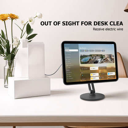 18W fast charging magnetic tablet desktop stand for the full range of ipad,adjustable metal stand with 360° rotation 我的商店