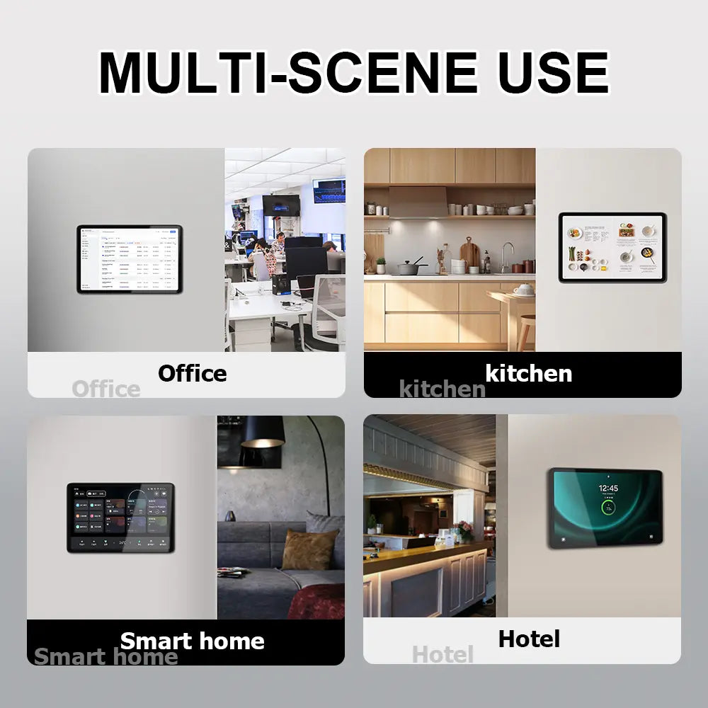 Zilvex Magnetic Charging Case for Samsung Galaxy Tab A9 A9+ S8 S9 S10 Series  Smart Tablet Wall Mount Magnetic Cover for AC/POE - Zilvex