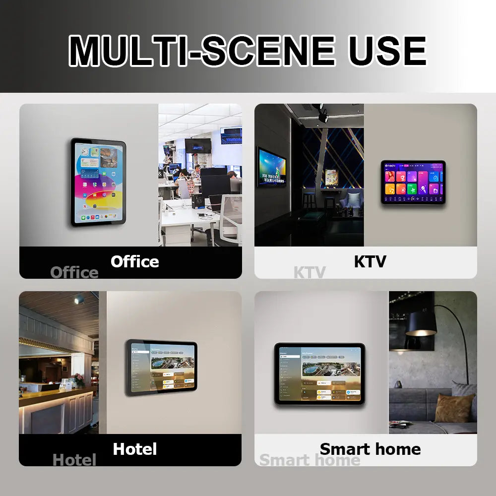 Zilvex iPad wall mount with power iPad Air 2024 M2 11-inch Wall Station Wireless Charging  Tablet iPad Stand - Zilvex