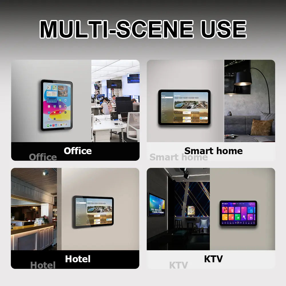 Magnetic Wall Mount with Charging Case ipad air4 air5 10.9Inch ipad Wall Station Wireless Charging Tablet  Stand emonita - Zilvex