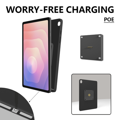 POE Tablet holder for Samsung Galaxy Tab S11-11Inch wall charging station Smart Switch Wall mounted charging