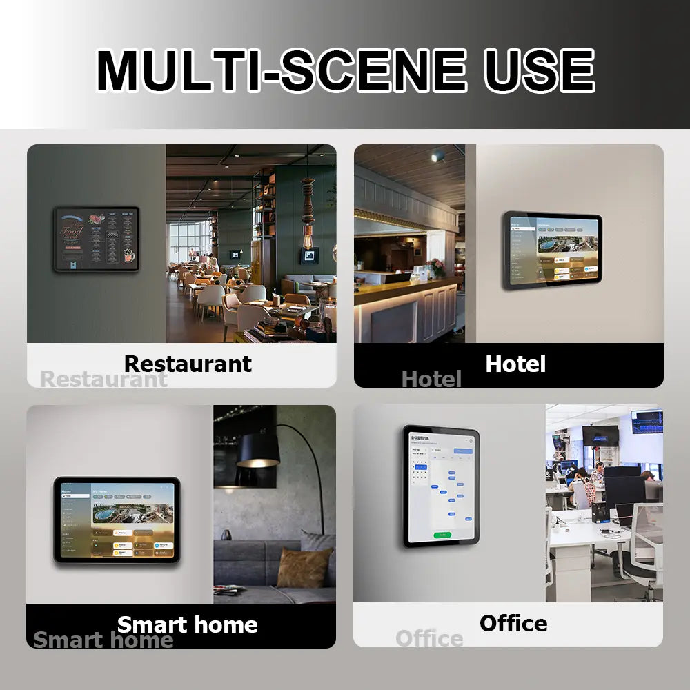 Zilvex Magnetic Wall Mount with Charging Case for iPad Upgraded 18W Quick Charge Strong Magnets 360 Rotation in-Wall - Zilvex