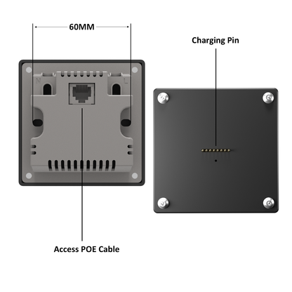POE Zilvex Magnetic Wall Mount with Charging Case for iPad 10 Upgraded 18W Quick Charge Strong Magnets 360 Rotation 10.9inch