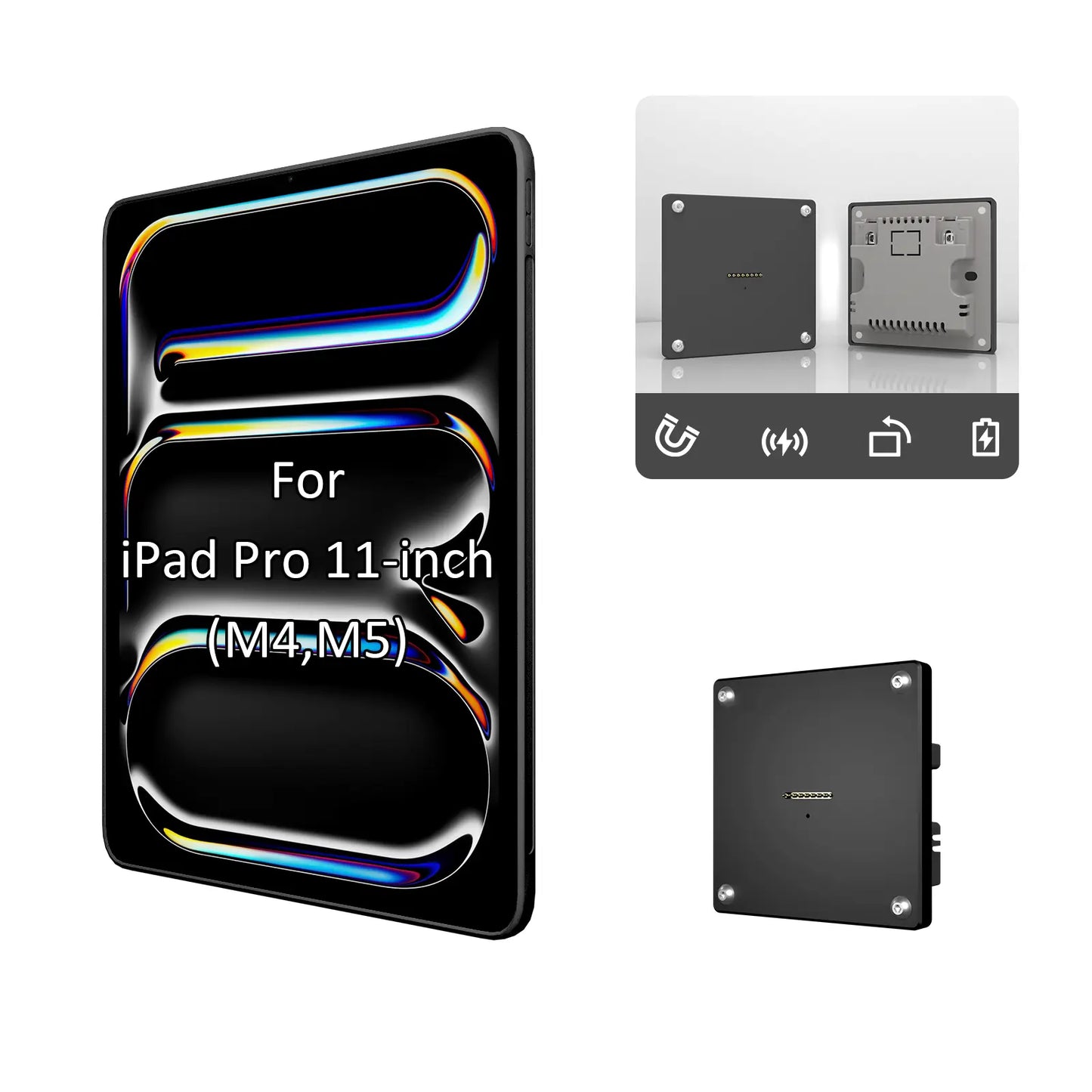 Wall Mount Fast Charger Tablet Magnetic for iPad Pro 11-in.(M4/M5)  Supply 18W iPad stand Pro 11-in