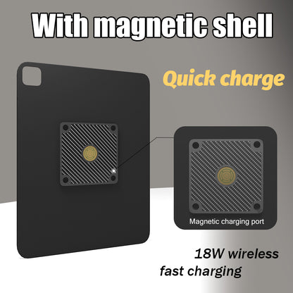 POE Zilvex Magnetic Wall Mount with Charging Case for iPad 10 Upgraded 18W Quick Charge Strong Magnets 360 Rotation 10.9inch 