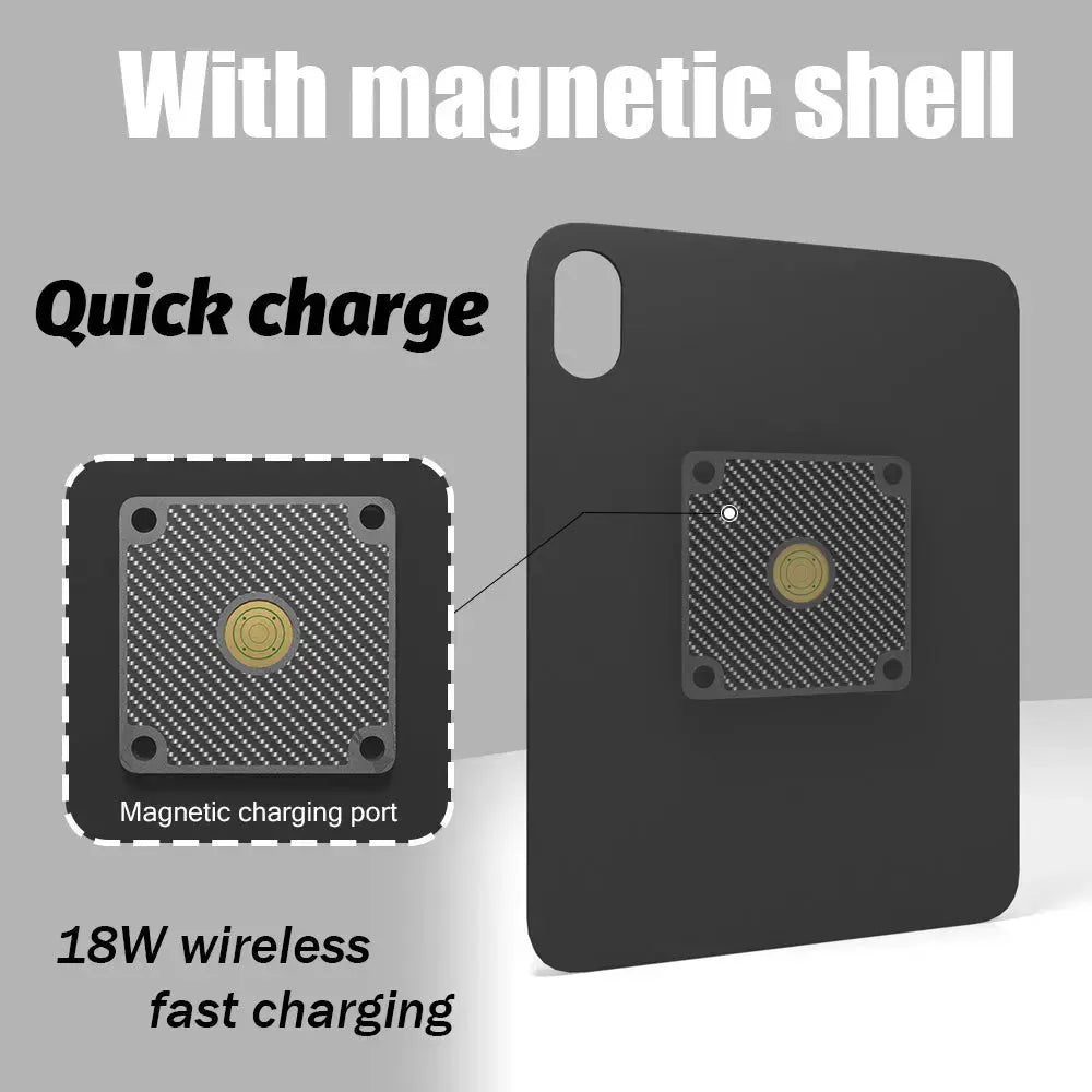 Magnetic Wall Mount with Charging Case for Redmi Pad 2 Pro 18W Quick Charge Strong Magnets  in-Wall Zilvex