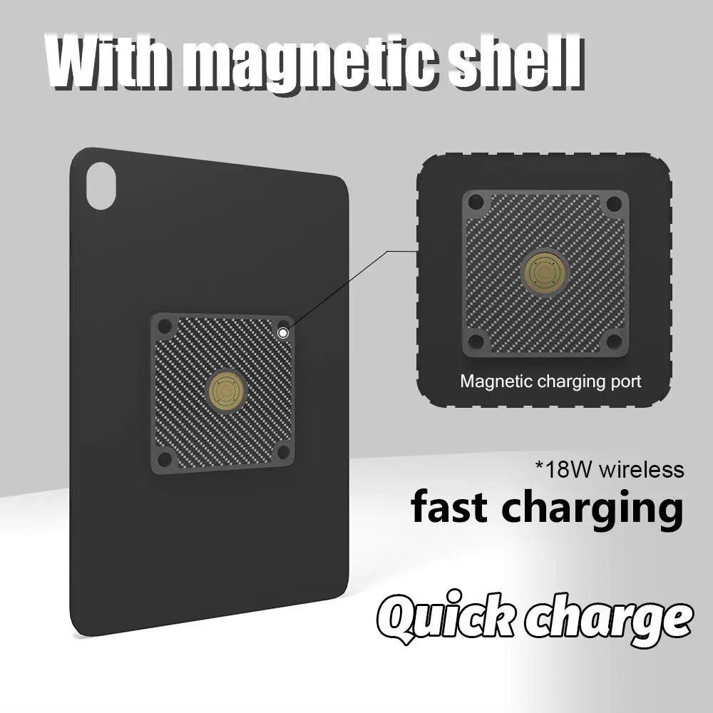 Tablet holder for Samsung Galaxy Tab S11-11 Inch wall charging station smart home  Magnetic wireless charging Pad holder - Zilvex