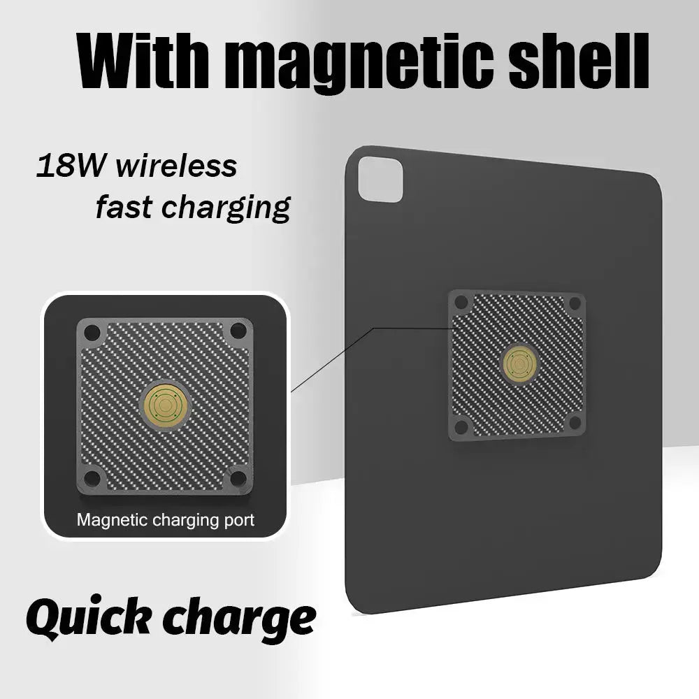 Magnetic Wall Mount with Charging Case for xiaomi pad 8/8 pro 18W Quick Charge Strong Magnets  in-Wall zilvex Zilvex