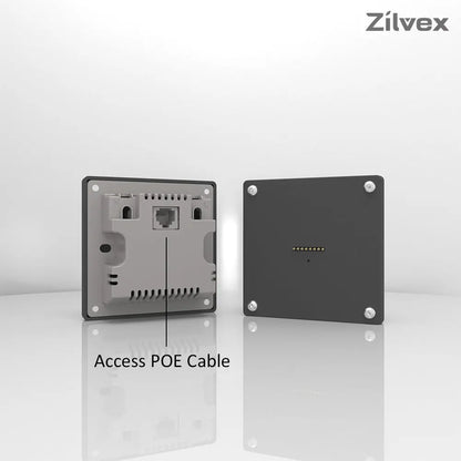 POE Tablet holder for Samsung Galaxy Tab S10 Ultra 14.6 wall charging station Magnetic wireless charging Smart Switch - Zilvex