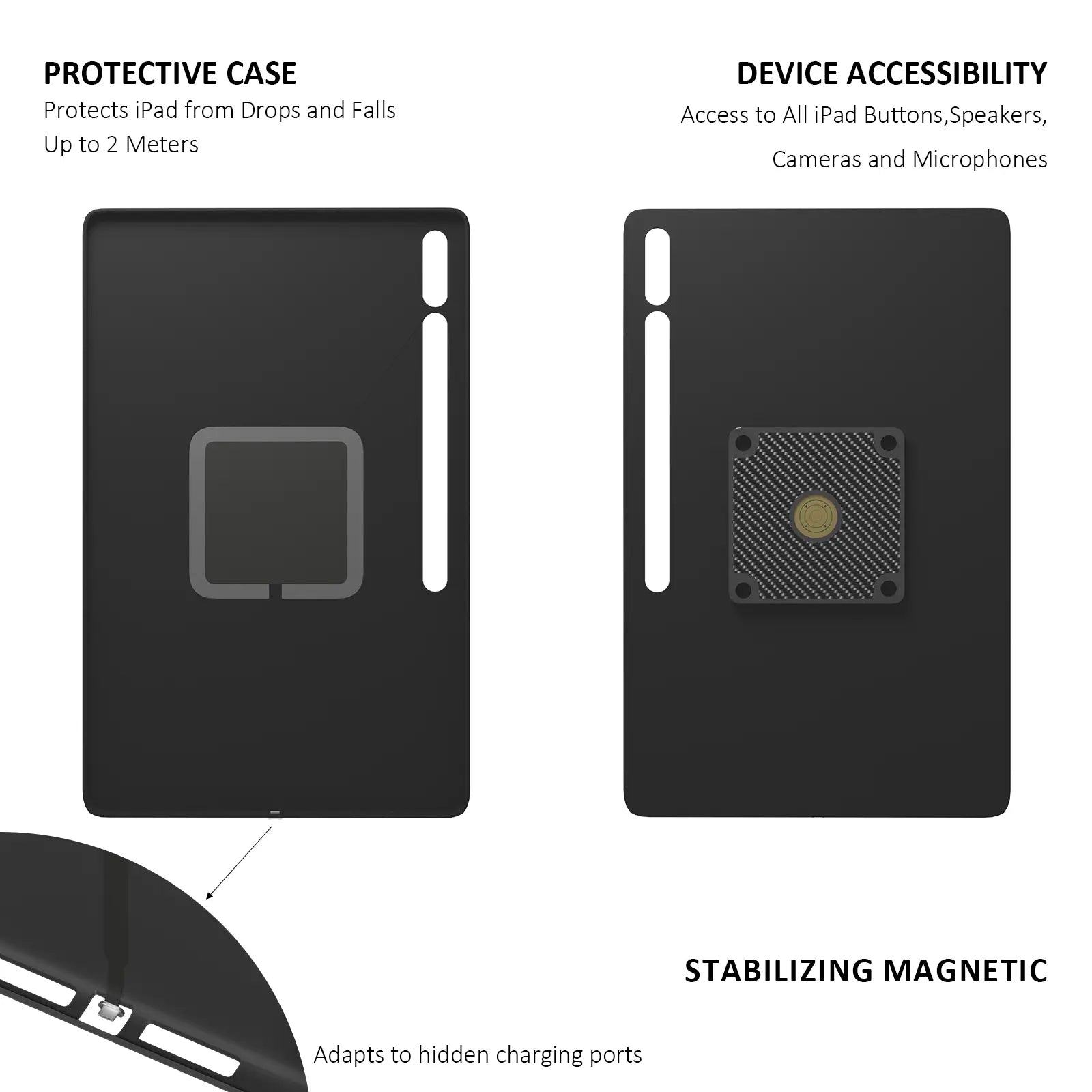 POE Tablet holder for Samsung Galaxy Tab S10 FE 10.9Inch full range wall charging station Wall mounted charging Smart - Zilvex