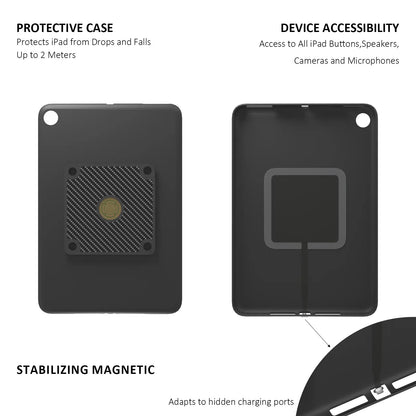 POE Wall Mount Magnetic Stand  Wireless Charging System Adhesive Magnetic switchfor ipad mini6/7 emonita 8.3 Inch   ipad holder - Zilvex