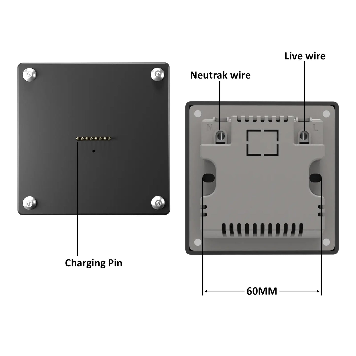 Zilvex Magnetic Wall Mount with Charging Case for iPad Upgraded 18W Quick Charge Strong Magnets 360 Rotation in-Wall - Zilvex