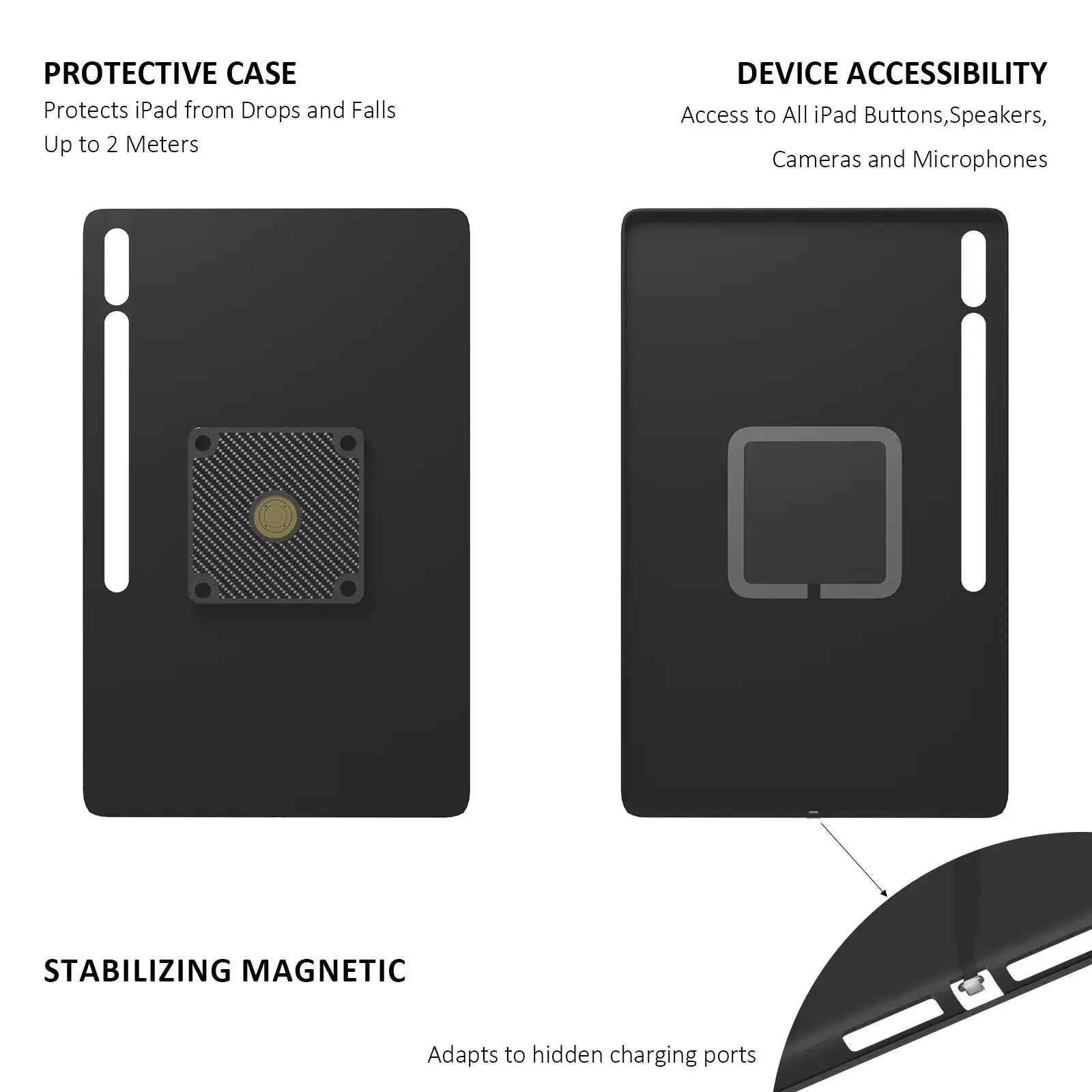 POE Tablet holder for Samsung Galaxy Tab S9 Ultra 14.6 wall charging station Magnetic wireless charging Smart Switch Zilvex
