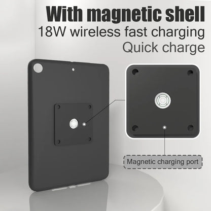 For IPAD MINI6 mini7 Wall Mount iPad Stand 18W Fast Charging Magnetic Wireless Aluminum Rotatable Design stand