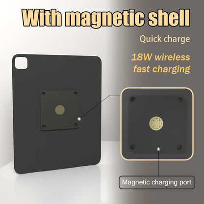 Magnetic Wall Mount with Charging Case for xiaomi pad 7 pro 18W Quick Charge Strong Magnets in-Wall emonita Zilvex