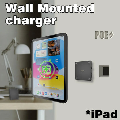 POE Magnetic Wall Mount with Charging Case  Holder Support iPad stand Case for iPad mini 6th Gen/iPad Pro 11 12.9 Power emonita