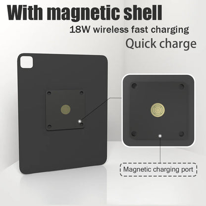 Magnetic Wall Mount with Charging Case for xiaomi pad 6s pro Upgraded 18W Quick Charge Strong Magnets in Wall emonita Zilvex