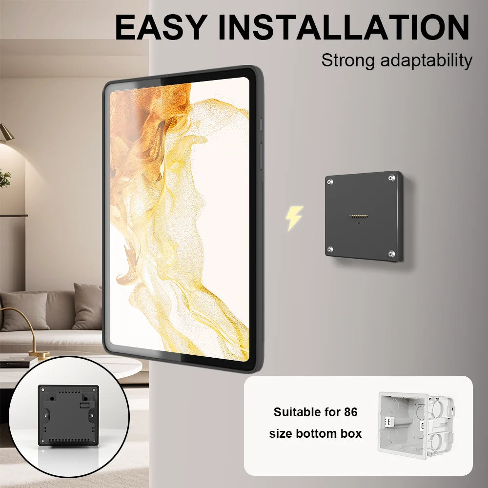 Tablet holder for Tab Samsung Tab Tab S8 Plus S8 Ultra wall charging station Wall mounted charging Smart