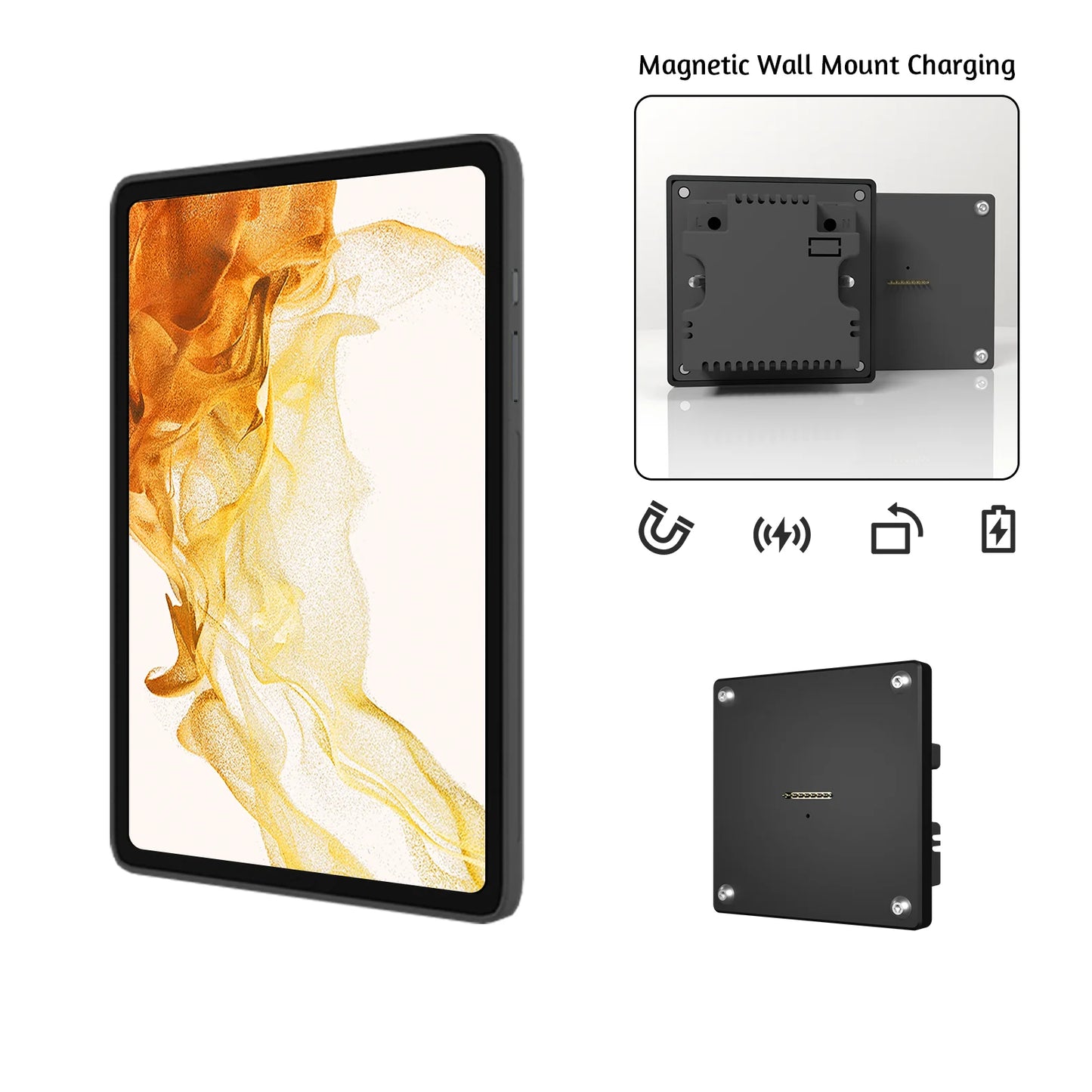 Tablet holder for Tab Samsung Tab Tab S8 Plus S8 Ultra wall charging station Wall mounted charging Smart
