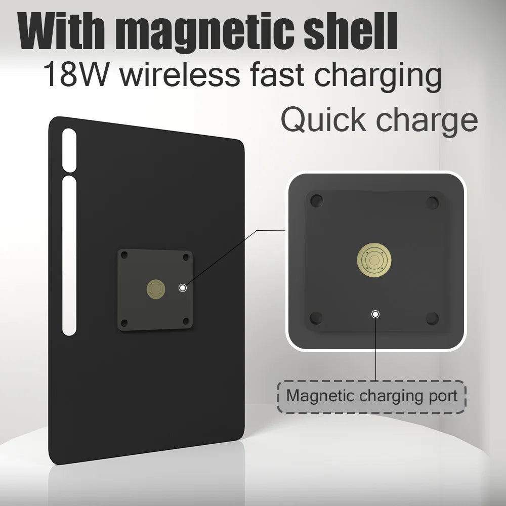 For 14.6-inch Samsung Galaxy Tab S9 Ultral Magnetic Wall Charger Tablet Accessory for Office or Home Tablet Stand emonita