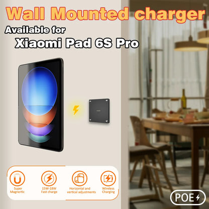 Magnetic Wall Mount with Charging Case for xiaomi pad 6s pro Upgraded 18W Quick Charge Strong Magnets in Wall emonita Zilvex