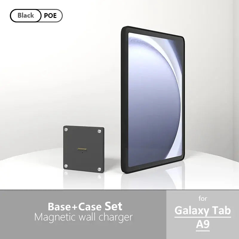 POE Wall Mount Charger for Samsung Galaxy Tab A9 | A9+ S9 Magnetic Stand, 18W Fast Wireless Charging Dock, Smart Home/Office Zilvex CHINA Galaxy Tab A9