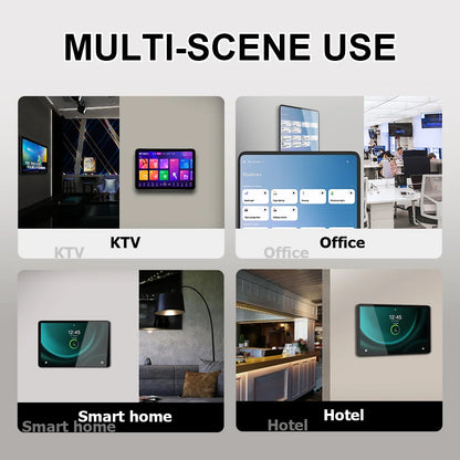 POE For Samsung Galaxy Tab S9 FE PLUS 12.4 inch Stand Wall Mount   Tablet Stand 18W Fast Charging Magnetic Wireless Rotatable