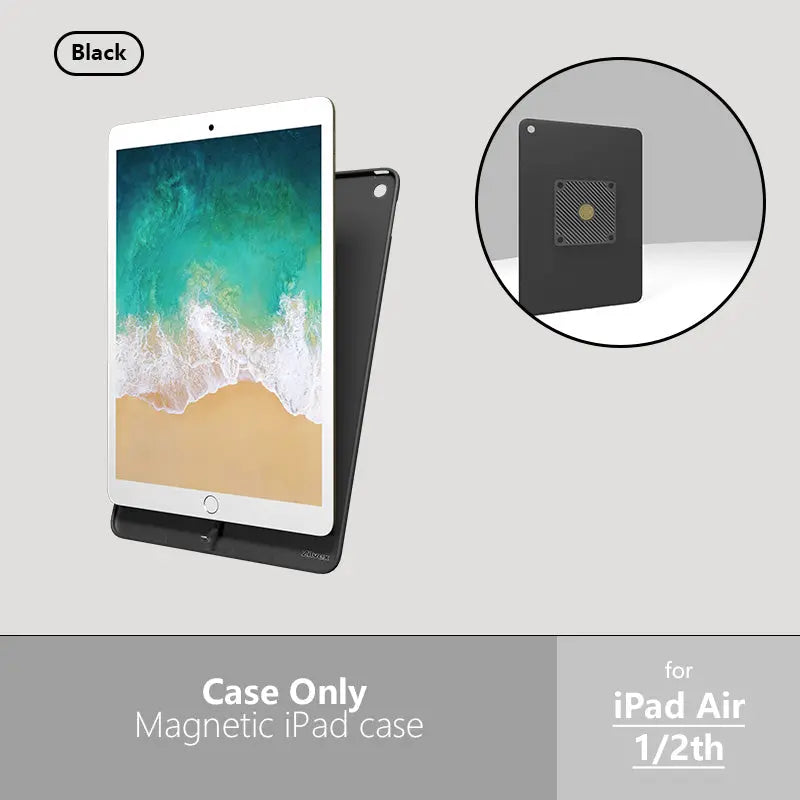 Zilvex Magnetic Charging Case for iPad Air/Mini/Pro Series Smart Tablet Wall Mount Magnetic Cover for AC/POE - Zilvex
