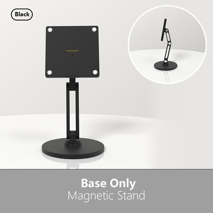 18W fast charging magnetic tablet desktop stand for the full range of Samsung tablets,adjustable metal stand with 360° rotation Zilvex CHINA Black base only
