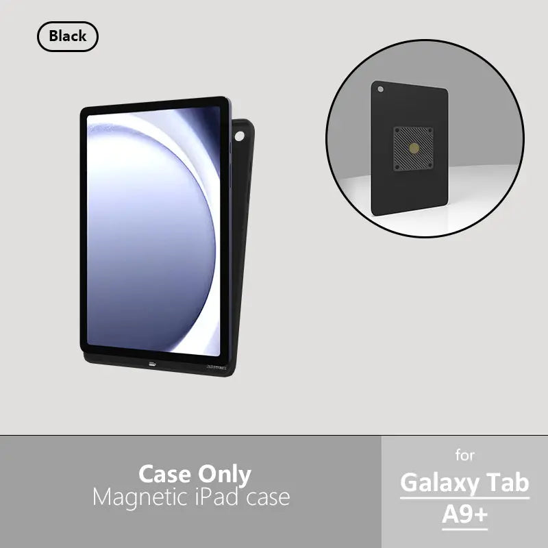 Zilvex Magnetic Charging Case for Samsung Galaxy Tab A9 A9+ S8 S9 S10 Series  Smart Tablet Wall Mount Magnetic Cover for AC/POE - Zilvex