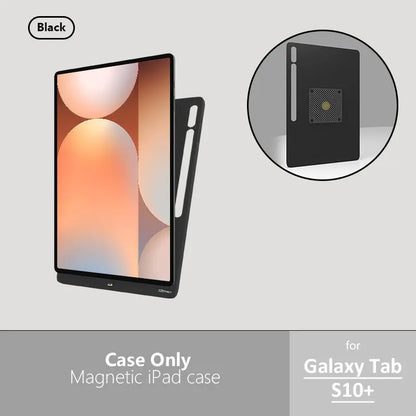 Zilvex Magnetic Charging Case for Samsung Galaxy Tab A9 A9+ S8 S9 S10 Series  Smart Tablet Wall Mount Magnetic Cover for AC/POE - Zilvex