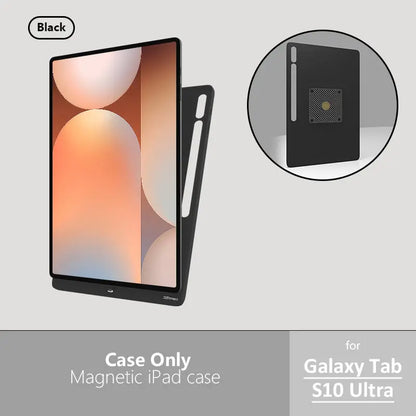 Zilvex Magnetic Charging Case for Samsung Galaxy Tab A9 A9+ S8 S9 S10 Series  Smart Tablet Wall Mount Magnetic Cover for AC/POE - Zilvex