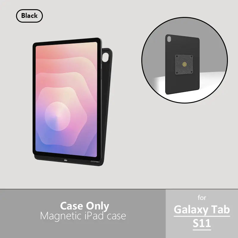 Zilvex Magnetic Charging Case for Samsung Galaxy Tab A9 A9+ S8 S9 S10 Series  Smart Tablet Wall Mount Magnetic Cover for AC/POE - Zilvex