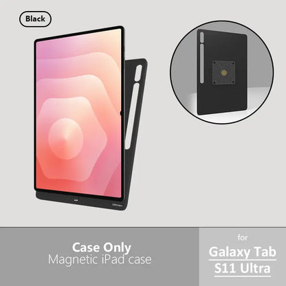 Zilvex Magnetic Charging Case for Samsung Galaxy Tab A9 A9+ S8 S9 S10 Series  Smart Tablet Wall Mount Magnetic Cover for AC/POE - Zilvex