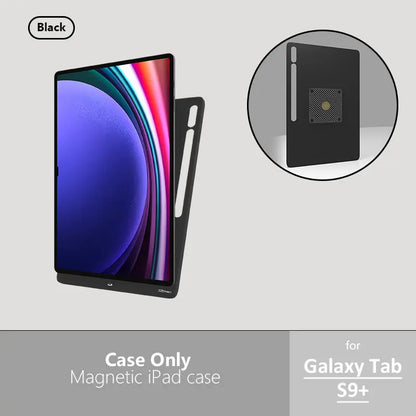 Zilvex Magnetic Charging Case for Samsung Galaxy Tab A9 A9+ S8 S9 S10 Series  Smart Tablet Wall Mount Magnetic Cover for AC/POE - Zilvex