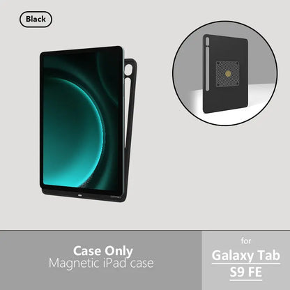 Zilvex Magnetic Charging Case for Samsung Galaxy Tab A9 A9+ S8 S9 S10 Series  Smart Tablet Wall Mount Magnetic Cover for AC/POE - Zilvex