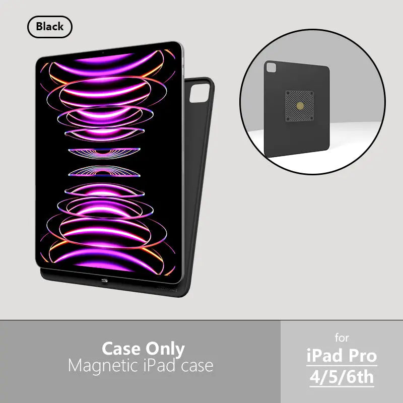 Zilvex Magnetic Charging Case for iPad Air/Mini/Pro Series Smart Tablet Wall Mount Magnetic Cover for AC/POE - Zilvex
