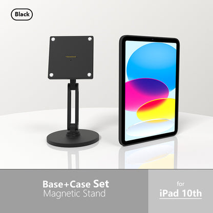 18W fast charging magnetic tablet desktop stand for the full range of ipad,adjustable metal stand with 360° rotation 我的商店 ipad 10