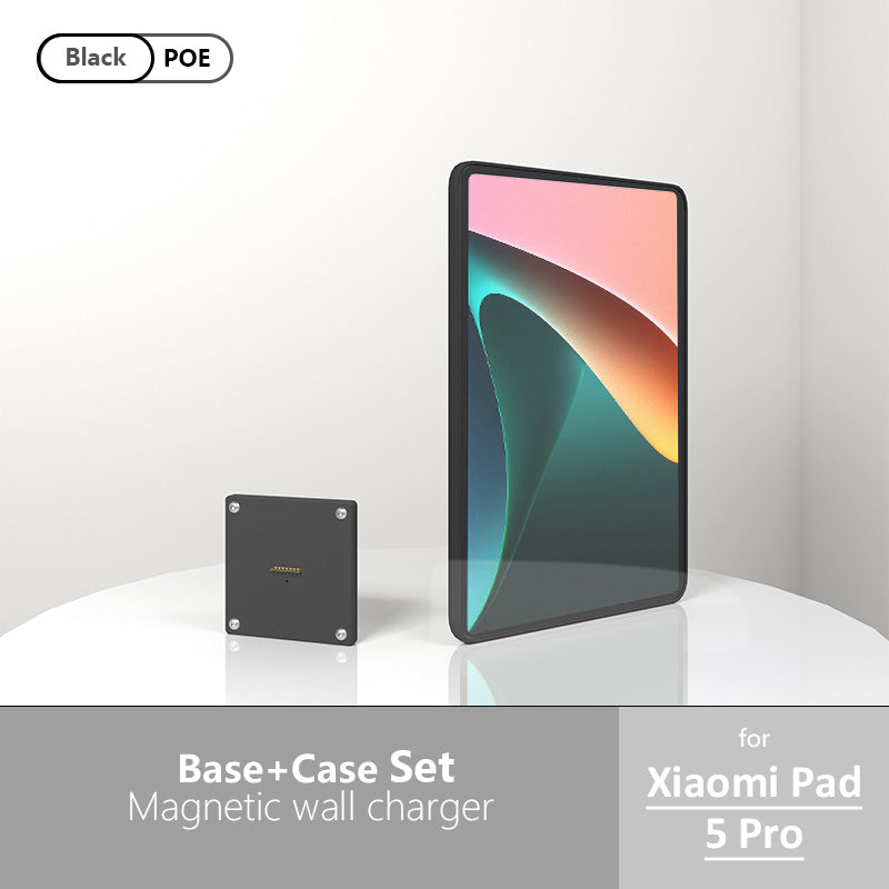 POE Wall Mount Charging for Xiaomi Pad 5/5 Pro  Pad Wall Station Wireless Charging Office Electronics Tablet Pad Stand Zilvex