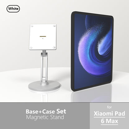 18W fast charging magnetic tablet desktop stand for the full range of Xiaomi Pad,adjustable metal stand with 360° rotation Zilvex Xiaomi Pad 6 Max