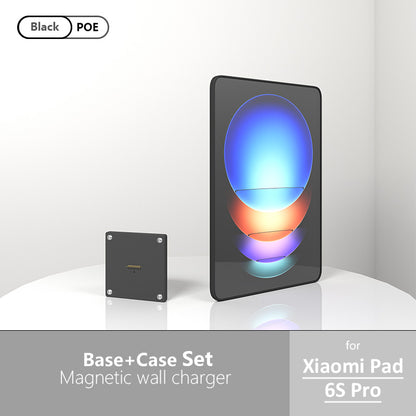POE Magnetic Wall Mount with Charging Case for xiaomi pad 6s pro Upgraded 18W Quick Charge Strong Magnets in Wall Zilvex