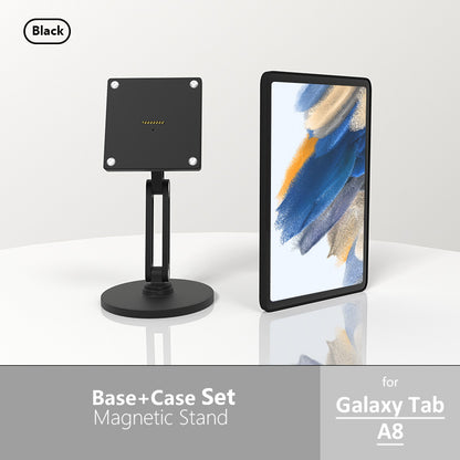 18W fast charging magnetic tablet desktop stand for the full range of Samsung tablets,adjustable metal stand with 360° rotation Zilvex CHINA Galaxy Tab A8
